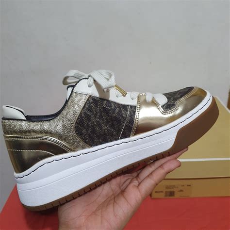 michael michael kors lexi metallic logo sneaker|MICHAEL Michael Kors 'lexi' Sneakers .